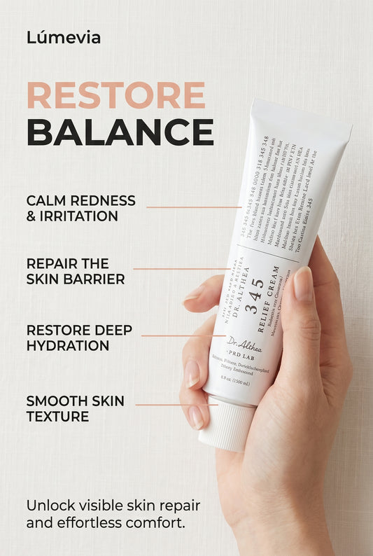 Lúmevia 345 Skin Relief Cream - Calm, Repair, & Hydrate Skin