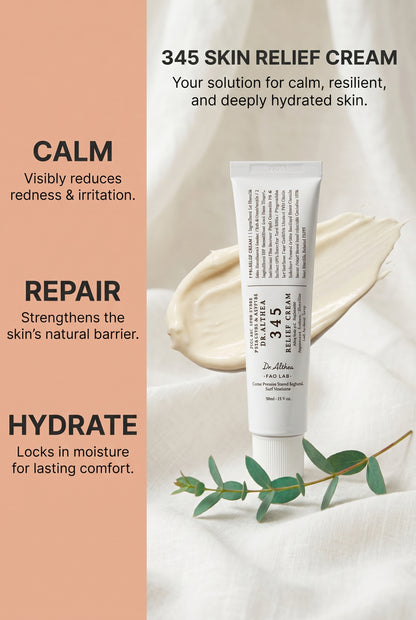 Lúmevia 345 Skin Relief Cream - Calm, Repair, & Hydrate Skin